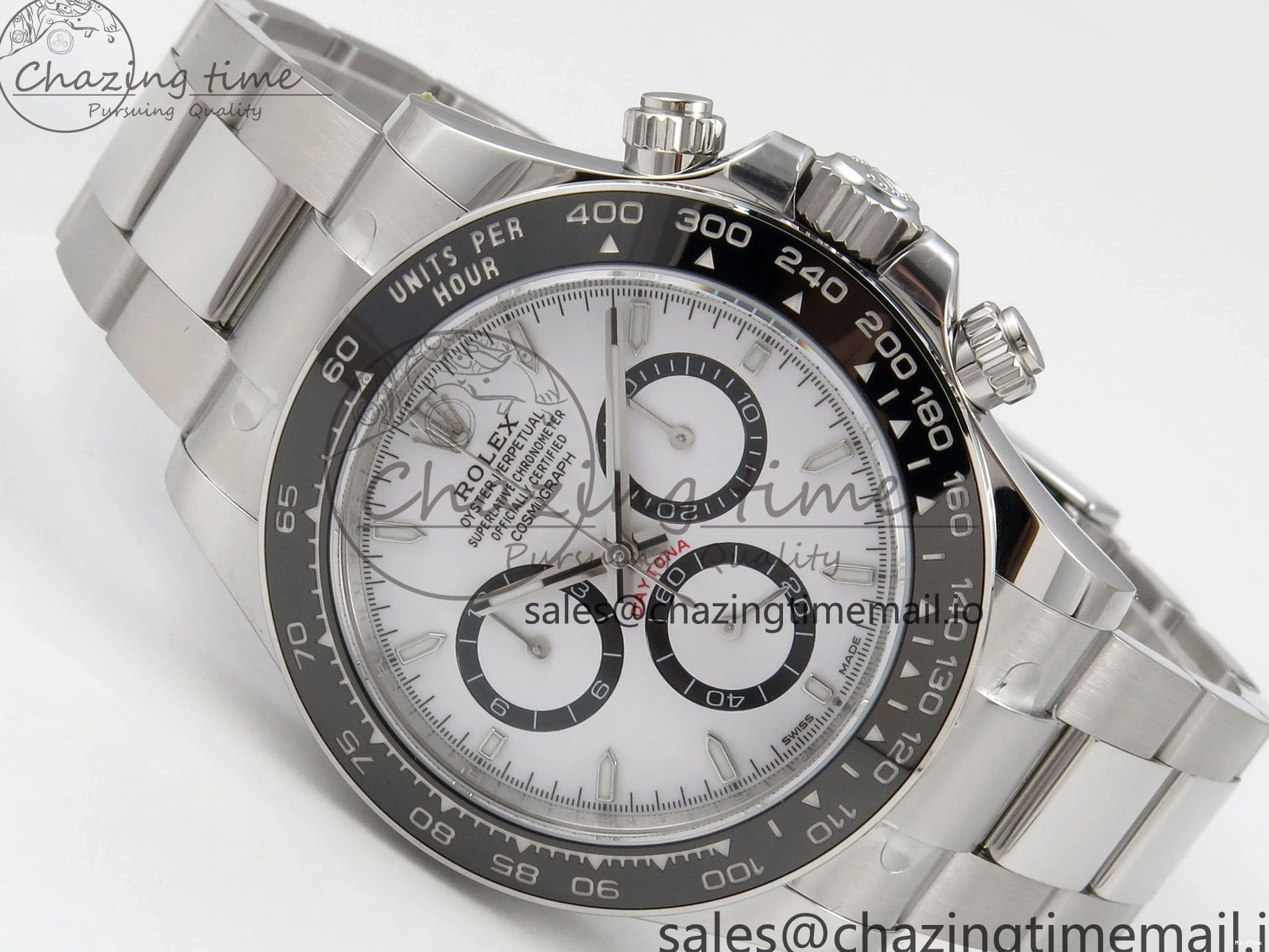 MiroTime 0223 Daytona 126500 THBF 1:1 Best Edition 904L Steel White Dial on SS Bracelet SH Unisex 134